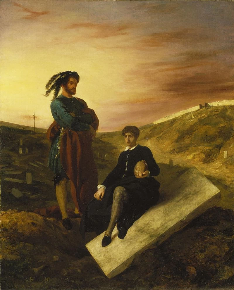 Amleto e Orazio nel cimitero (1835) Museo Staedel